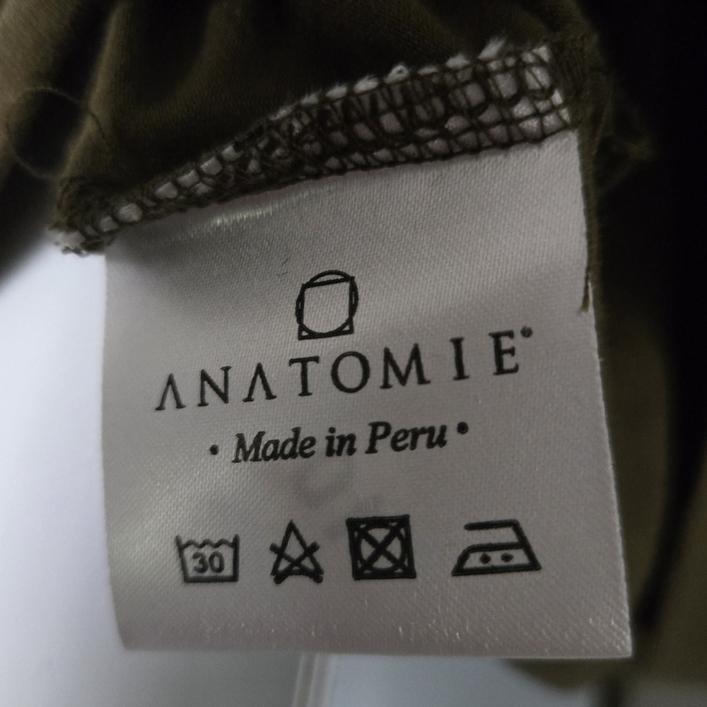 Anatomie Olive Mesh Long Sleeve Top - Picture 5 of 6